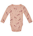 Hust and Claire Bodysuit L/æ - Wool/Tencel - Rib - Bocel - Rose
