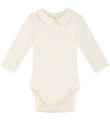 Hust and Claire Bodysuit L/æ - Wool/Bamboo - Beate - Ecru