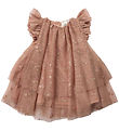 Sofie Schnoor Dress - Rosy Brown w. Cherry/Glitter