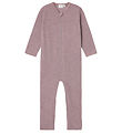 Name It Nightsuit - Wool - Noos - NmfWang - Purple Dove w. Point