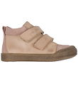 Pom Pom Shoe - Sneaker Velcro - Old Rose