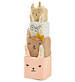 Fabelab Activity Toy - Fabric blocks - Bunnies - Multi Colour