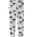 Name It Leggings - Wool - Noos - NmmWang - Gray Dawn w. Cars