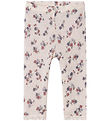 Name It Leggings - Wool - Noos - NbfWang - Lilac Ash w. Pointell