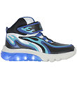 Geox Stiefel m. Light - J Ciberdron - Schwarz/Royal