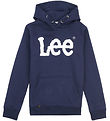 Lee Kapuzenpullover - Wackelgrafik - Navy Blazer
