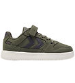 Hummel Shoe - ST. Power Play Suede Jr - Dusty Olive