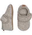 Melton Slippers - Wool - Beige Melange
