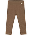 Petit Piao Leggings - Rib - Modal - Chocolate Brown