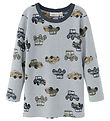 Name It Bluse - Wolle - Noos - NmmWang - Grau Dawn m. Autos