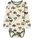Name It Romper L/æ - Wol - Noos - NmmWang - Snow White m. Auto's