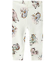 Name It Leggings - Wool - NbfWillitus - Snow White w. Unicorns