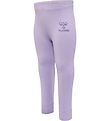 Hummel Leggings - HmlMino Tights - Lavender Grár