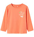 Name It Bluse - NmmNova - Fusion Coral m. Sprühdose
