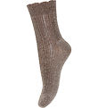 MP Socks - Bamboo - Celosia Glitter - Brown Sienna