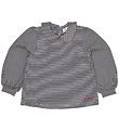 Copenhagen Colors Bluse - Navy/Cream Stripe