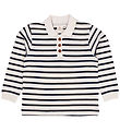 Kaupmannahafnarlitir Polo - Dökkblátt/Cream Stripe