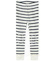 Name It Leggings - Wool - Noos - NmmWang - Snow White w. Stripes