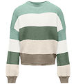 Kids Only Bluse - Strick - Noos - KogSandy - Silt Green/Cloud Da
