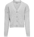 Kids Only Cardigan - Knitted - KogMandy - Light Grey Melange