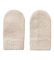 Lil' Atelier Mittens - Knitted - NbnGene - Sandshell/Melange