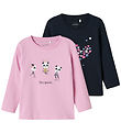 Name It Bluse - NmfVix - 2er-Pack - Dark Sapphire/Pastel Lavende
