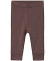 Name It Leggings - Wool - NbfWillitus - Sparrow