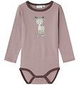 Name It Bodysuit L/æ - Wool - NmfWillit - Purple Dove