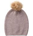 Name It Beanie - Wool - Knitted - NkfWhoma - Purple Dove