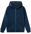 LMTD Cardigan w. Hood - Noos - NlnNizu - Navy Blazer