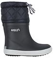 Aigle Thermo stígvél - Giboulee 2 - Dökkblátt/Hvítur