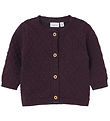 Name It Cardigan - Knitted - NbfLomille - Plum Perfect