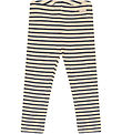 Petit Piao Leggings - Rib - Modal - Indigo Plum/Dark Off White