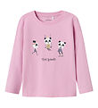 Name It Blouse - NmfVix - Pastel Lavender w. Glitter