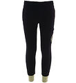 Stone Island Sweatpants - Black w. Dusty Army Green