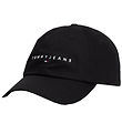 Tommy Hilfiger Kappe - Lineares Logo - Schwarz