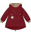 Mini A Ture Winterjacke - Babywen Fleece - Red Marlot