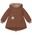 Mini A Ture Winterjacke - Babywen Fleece - Rootbeer Brown