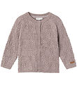 Name It Cardigan - Wool - Knitted - NmfWrilla - Purple Dove