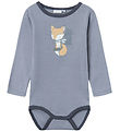 Name It Bodysuit L/æ - Wool - NmmWillit - Tradewinds