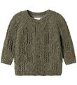 Name It Cardigan - Wool - Knitted - NbmWrilla - Mulled Basil