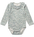 Sofie Schnoor Bodysuit L/æ - Blue Dawn w. Flowers