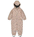 Mikk-Line Snowsuit - PU - Recycled - Doeskin w. Flowers