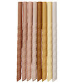 Liewood Straws - Silicone - 8 pcs - Zoe - Rose Multi Mix