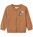 Name It Zip Sweatshirt - NbmVonne - Almond/Bear
