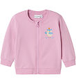 Name It Zip Sweatshirt - NbfVrille - Pastel Lavender/Bird