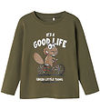 Name It Blouse - NmmVux - Tea Leaf/Good Life