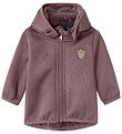 Veste softshell av. Polaire Name It - NbnMada08 - Grape Shake av