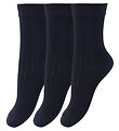 Minipop Socken - Bambus - 3er-Pack - Navy
