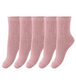 Minipop Socks - Bamboo - 5-Pack - Rose